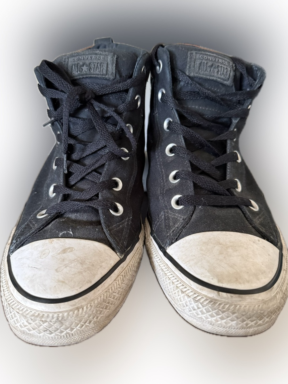 Converse Men’s Black Canvas High-Top Sneakers